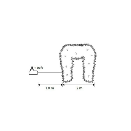 Гірлянда Luca Lighting гірлянда LED Highland мультиколірний 2 м (8718861662252)