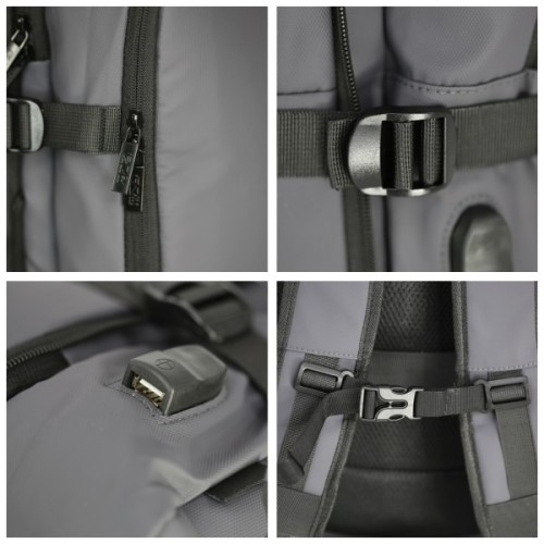 Рюкзак туристичний NikiBo Journey 20-30л сірий (30012505-07)