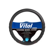 Чохол на руль VITOL M чорн. (VLU-1909339 BK M)