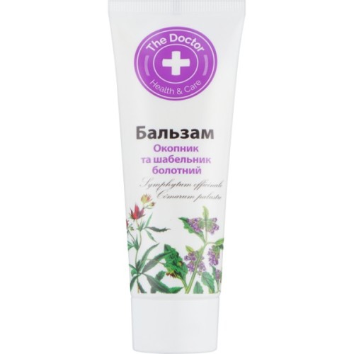 Бальзам для тіла Домашній Доктор Живокіст і вовче тіло болотяне 75 мл (4823015926518)