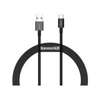 Дата кабель USB 2.0 AM to USB-C 1.0m 3A Black Baseus (CATYS-01)