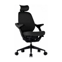 Офісне крісло GT Racer B-6333 Dark Gray/Black (B-6333 Fabric Dark Gray/Black)