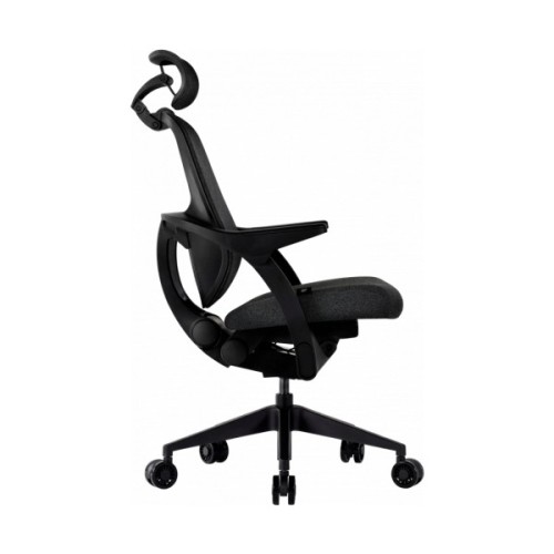 Офісне крісло GT Racer B-6333 Dark Gray/Black (B-6333 Fabric Dark Gray/Black)