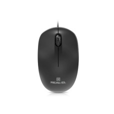 Мишка REAL-EL RM-206 USB Black (EL123200061)