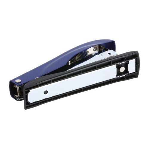 Степлер Buromax металевий, до 50 аркушів, (скоби №23, 24, 26), 167 х 36 х 57 мм, синій (BM.4251-02)