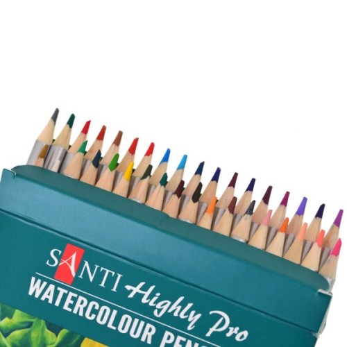 Олівці кольорові Santi Highly Pro 36 шт акварельні (742387)