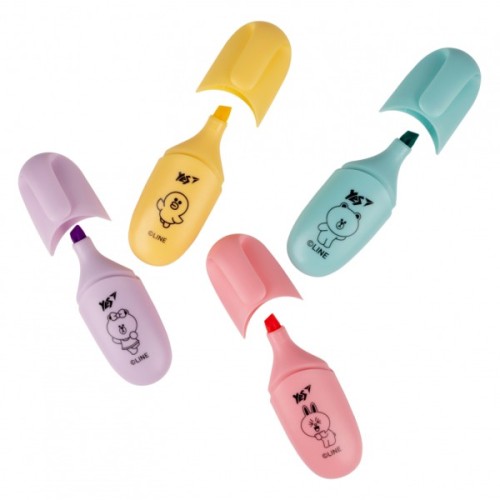 Набір маркерів Yes текстовий Line Friends 4 шт (390711)