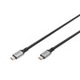 Дата кабель USB-C to USB-C 1.0m USB 4.0 black Digitus (DB-300443-010-S)