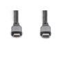Дата кабель USB-C to USB-C 1.0m USB 4.0 black Digitus (DB-300443-010-S)