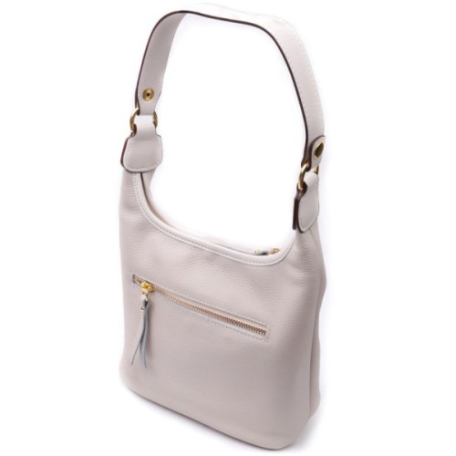 Сумка Vintage З натуральної шкіри Біла (22628)