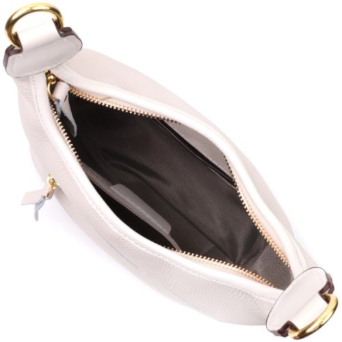 Сумка Vintage З натуральної шкіри Біла (22628)