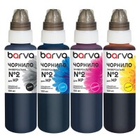 Чорнило Barva HP 2 4х100 мл, universal BK/C/M/Y (HU2-100-MP)