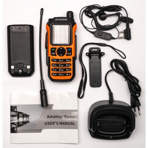 Портативна рація Baofeng UV-21M Orange