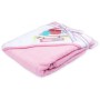 Рушник для купання дитячий Luvable Friends з капюшоном для дівчаток (94911)
