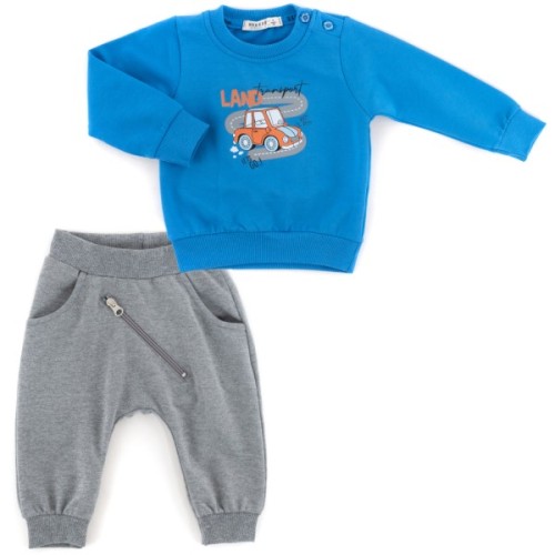 Спортивний костюм дитячий Breeze с машинкой (22102-98B-blue)