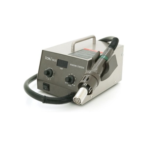 Паяльна станція Bakku BA-942E з цифровою індикацією на фен і паяльник, DC:110-240V, 4A,700W, 2,5 кг (BA-942E)