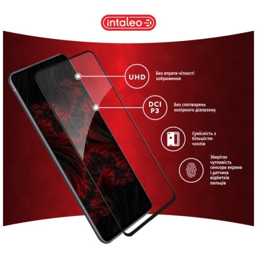 Скло захисне Intaleo Full Glue Samsung S21FE Black (1283126521713)