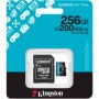 Карта пам'яті Kingston 256GB microSDXC сlass 10 UHS-I U3 V30 A2 Canvas Go Plus G4 (SDCG4/256GB)