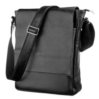 Сумка Shvigel Шкіряна Чорна (11079)