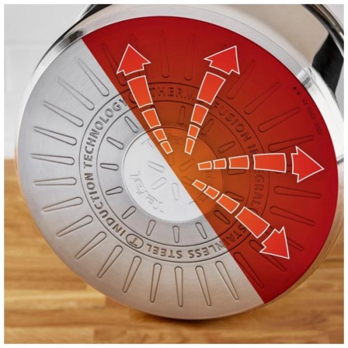 Набір посуду Tefal Delicious, 6предметів, нержавіюча сталь, бакеліт, скло (B925S655)