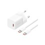 Зарядний пристрій Baseus GaN5 Fast Charger USB-C 30W + Cable 1.0m Type-C 100W white (P10110902213-00)