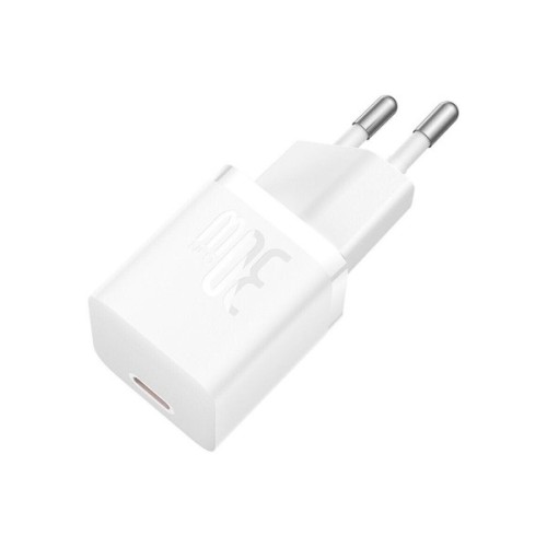 Зарядний пристрій Baseus GaN5 Fast Charger USB-C 30W + Cable 1.0m Type-C 100W white (P10110902213-00)
