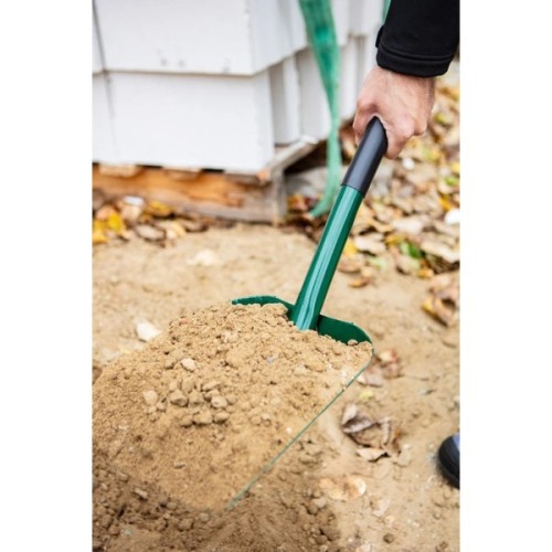 Лопата Verto совкова, руків'я металеве D-подібне, 125см, 2.3кг (15G012-1)