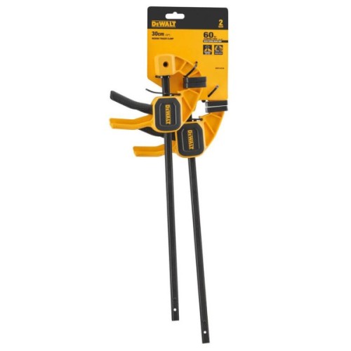 Струбцина DeWALT "M" тригерні (швидкозатискні), 300мм, тиск 63 кг, 2 шт. (DWHT0-83158)