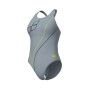 Купальник Arena Trail Swimsuit V Back 009022-520 Сірий 42 (3468337535973)