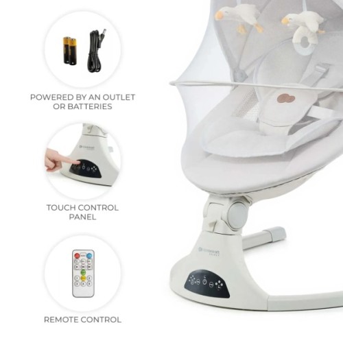 Крісло-гойдалка Kinderkraft Tulsy Beige (5902533926527)