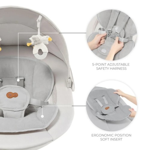Крісло-гойдалка Kinderkraft Tulsy Beige (5902533926527)