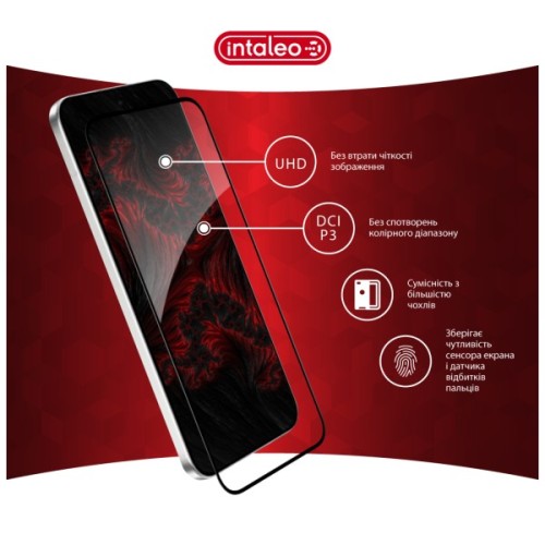 Скло захисне Intaleo 9H 3D Oppo A6 / Oppo A6x Black (1283126637070)
