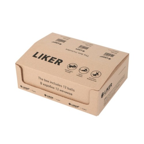 Іграшка для собак Liker Набір м'ячиків Мікс (6270)