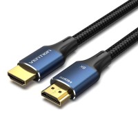 Кабель мультимедійний HDMI M to HDMI M 5.0m 8K60Hz cotton braided blue Vention (ALGLJ)