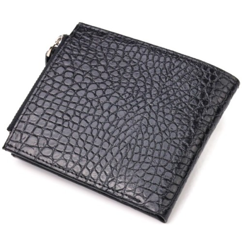 Гаманець Canpellini З натуральної шкіри Чорний (21504)