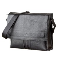 Сумка Shvigel Шкіряна Чорна (11106)