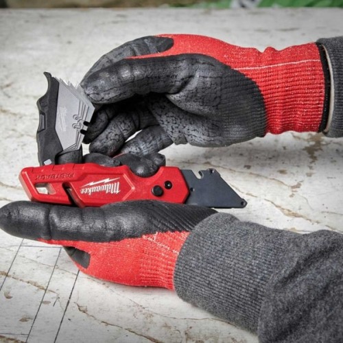 Ніж монтажний Milwaukee FASTBACK складний багатофункціональний с хранением лезвий (4932471358)