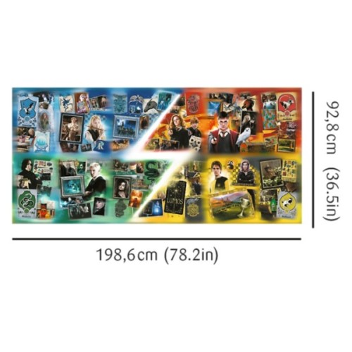 Пазл Trefl UFT Harry Potter Будинки Хогвартса 9000 елементів (5900511810233)
