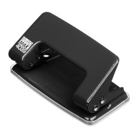 Діркопробивач Buromax металевий JOBMAX, до 10 аркушів, 100 х 55 х 50 мм, чорний (BM.4039-01)