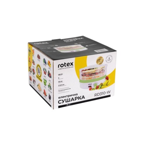 Сушка для овочів та фруктів Rotex RD310-W