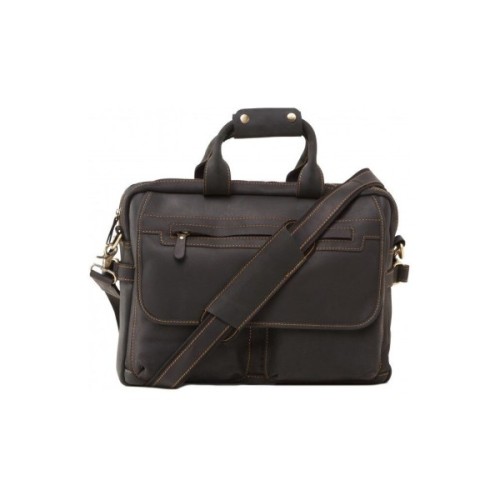 Сумка Vintage З вінтажної шкіри Коричнева (14571)