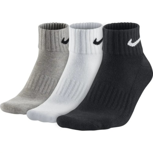 Шкарпетки Nike U NK V CUSH ANKLE-3PR VALUE SX4926-901 42-46 3 пари Чорний/Білий/Сірий (887232701147)