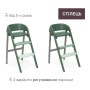Стілець для годування Chicco 3 в 1 Crescendo Up зелений (87046.87)