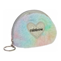 Гаманець дитячий Cool For School Брелок пухнастий Rainbow (CF87112)