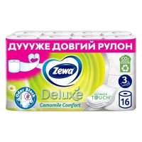 Туалетний папір Zewa Deluxe Ромашка 3 шари 16 рулонів (7322540201925)