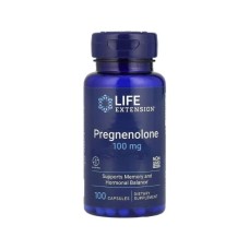 Вітамінно-мінеральний комплекс Life Extension Прегненолон, 100 мг, Pregnenolone, 100 капсул (LEX-70010)