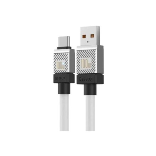 Дата кабель USB AM to USB-C 1.0m 100W white Baseus (CAKW000602)
