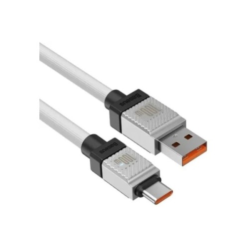 Дата кабель USB AM to USB-C 1.0m 100W white Baseus (CAKW000602)