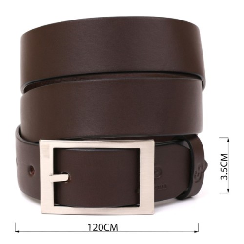 Ремінь Grande Pelle Шкіряний Коричневий (11053)