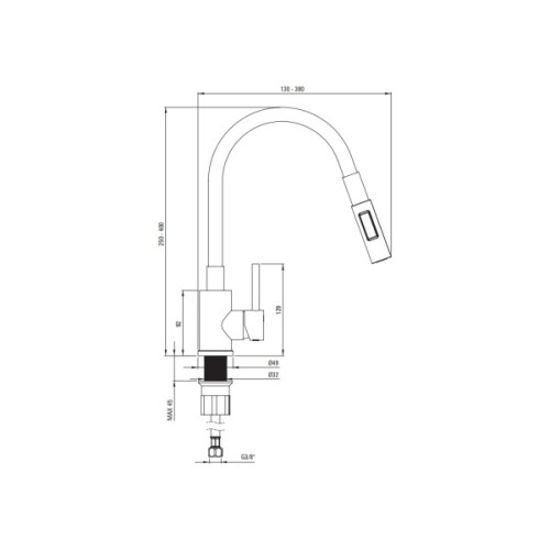 Мийка кухонна Deante Corio ZRC_2103 + зміш. BOC_B740 (ZRCD2103)